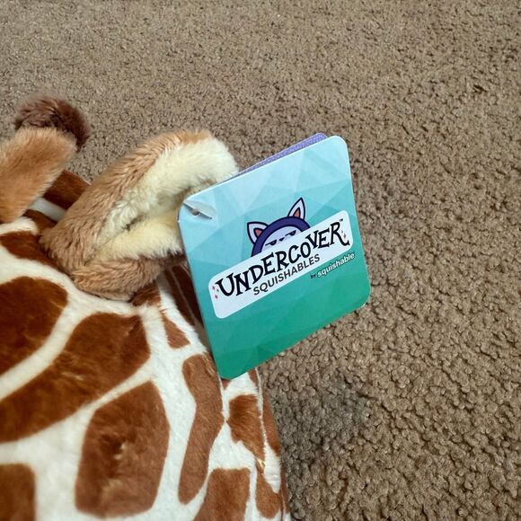 Squishable Undercover Kitty in Giraffe Plush Stuffed Animal - Picture 2 of 5